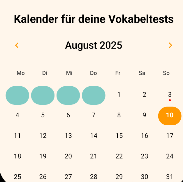 Quiz Modus Karte mit Antwort Eingabe